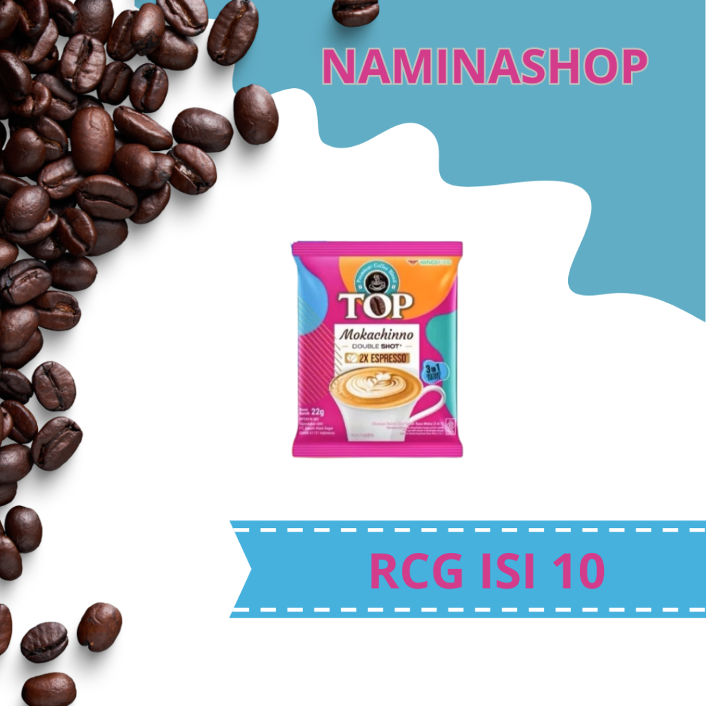 

TOP COFFEE MOKACHINO 3 IN 1 KOPI INSTAN 10x22G