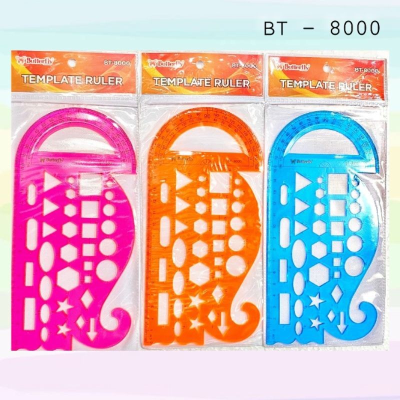 

Penggaris Plastik / Cetakan Butterfly BT 8000