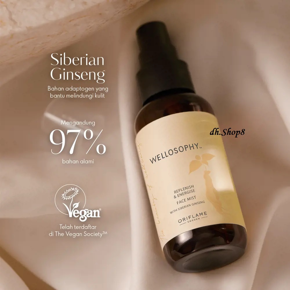 dhShop, Wellosophy Replenish dan Energise Face Mist - 45290
