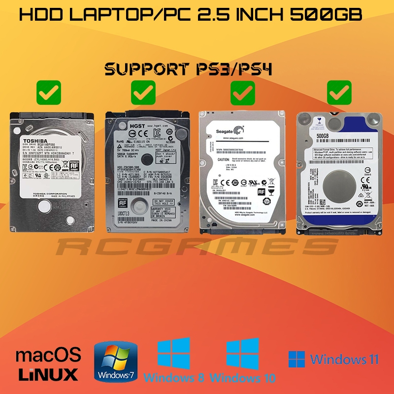 HDD HARDISK SATA LAPTOP/PS3 2.5 INCH 250GB