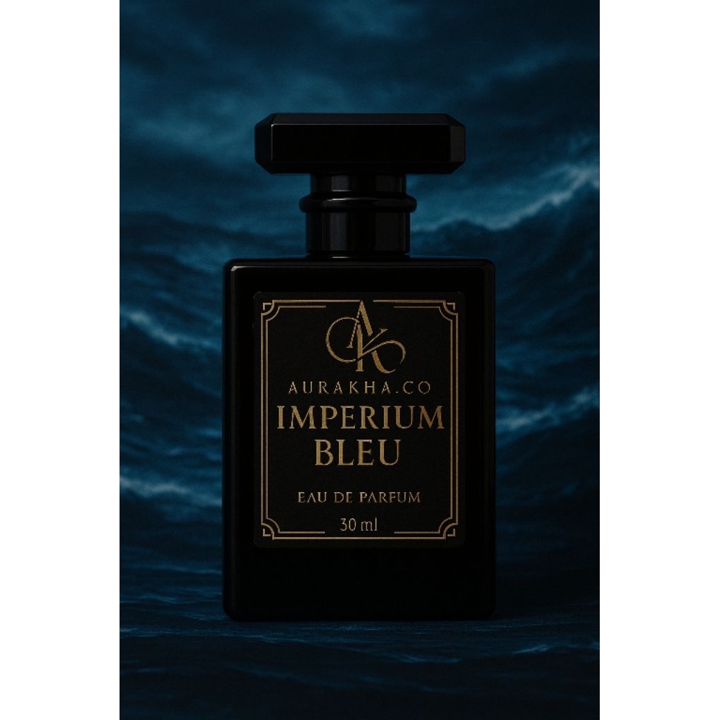 Parfum Pria Elegan Aurakha Imperium Bleu | Tahan Lama 30ml – Wangi Dingin Maskulin