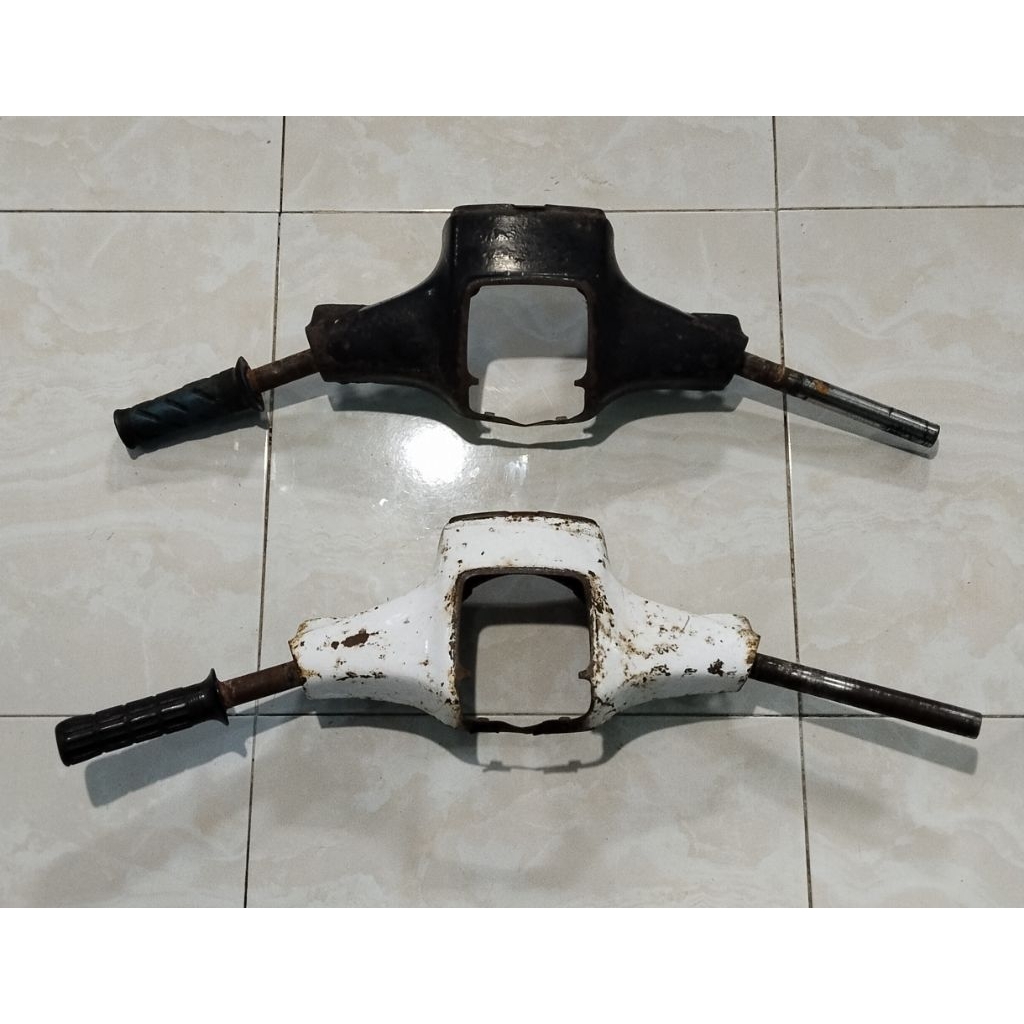 Batok Atas+stang stir kemudi Yamaha V80 excellent original second