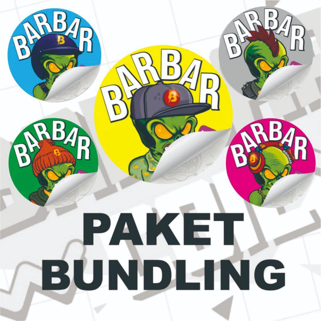 

[PAKET BUNDLING] STIKER & LABEL BAHAN ANTI AIR BISA PILIH WARNA
