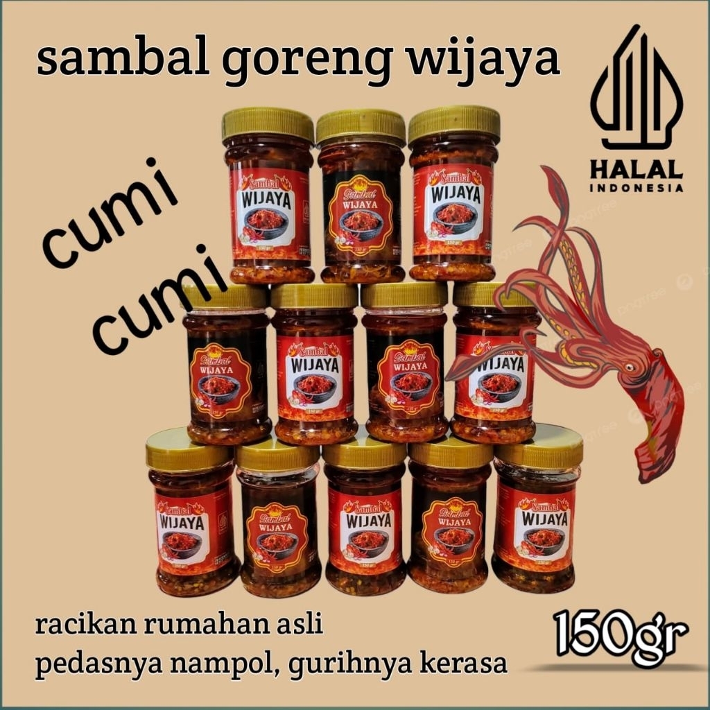

(COD )Sambal cumi /Teri/ayam suwir/bawang/sambal Jepara/sambal wijaya