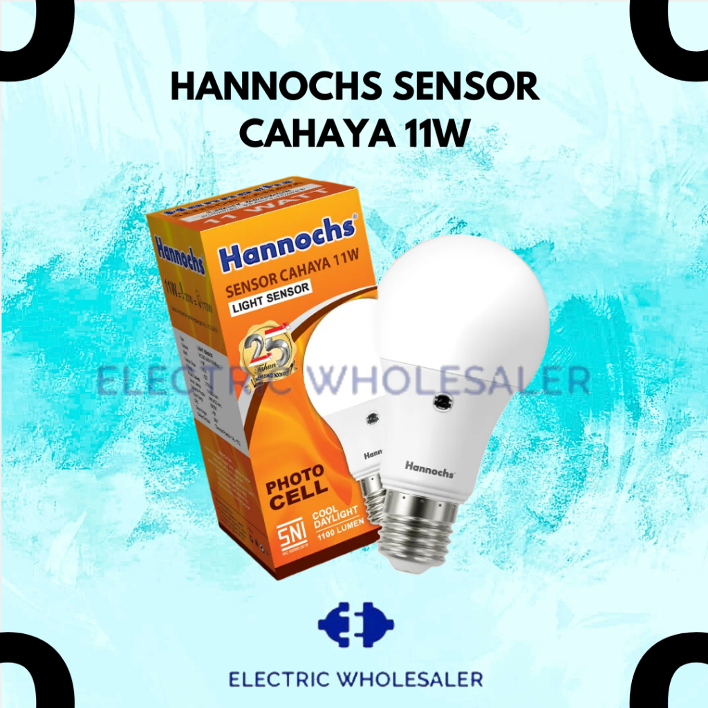 LAMPU SENSOR CAHAYA HANNOCHS