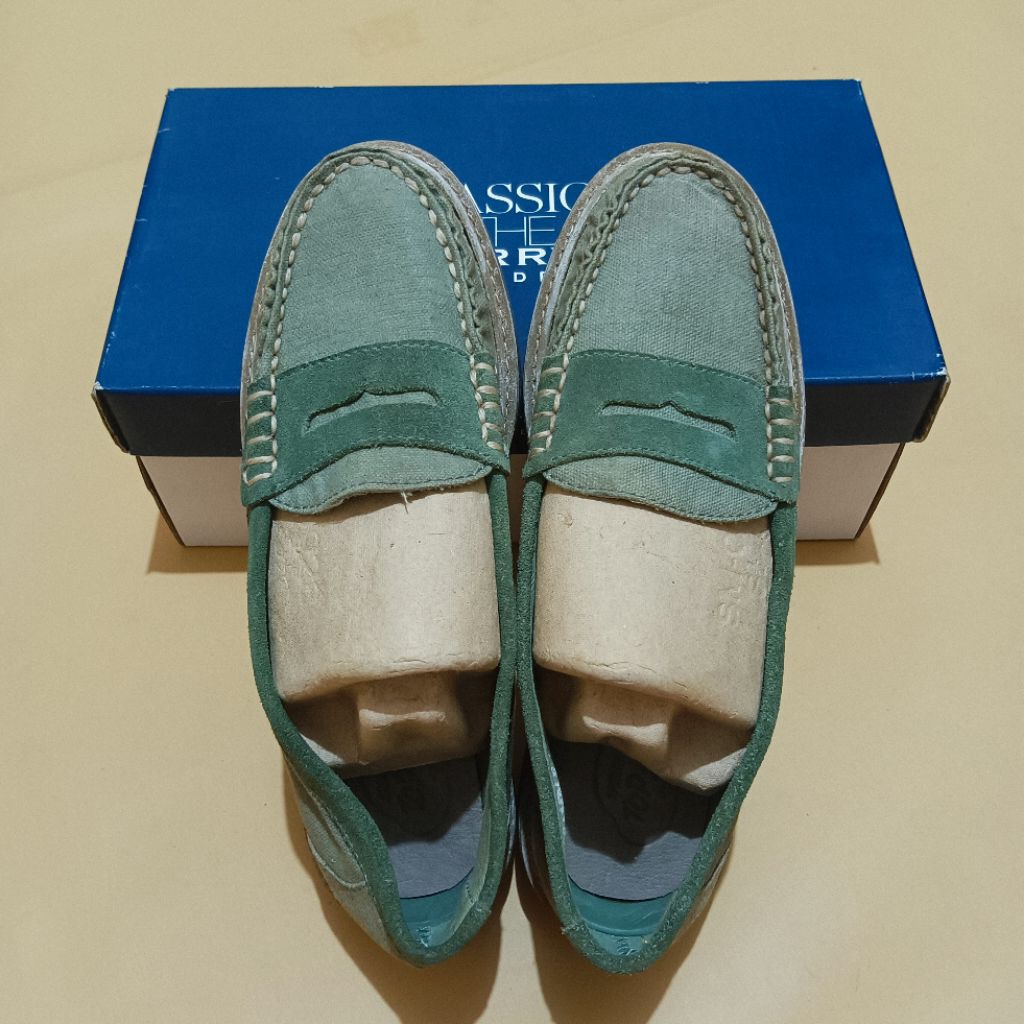 PRELOVED - Sperry Top Sider Canvas Flatshoes Women Sepatu Wanita