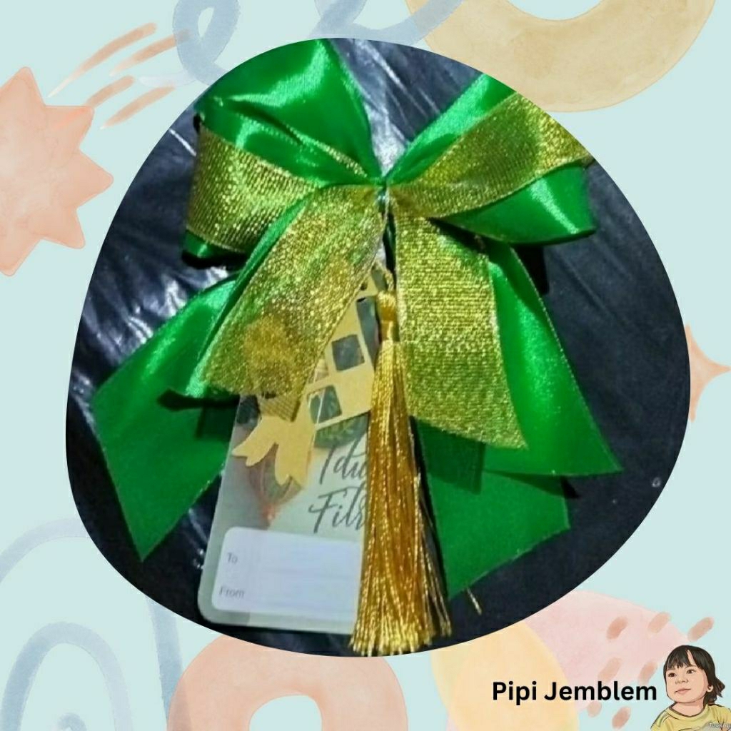 

[5-10 pcs] aneka pita hias bingkisan parcel pita souvenir