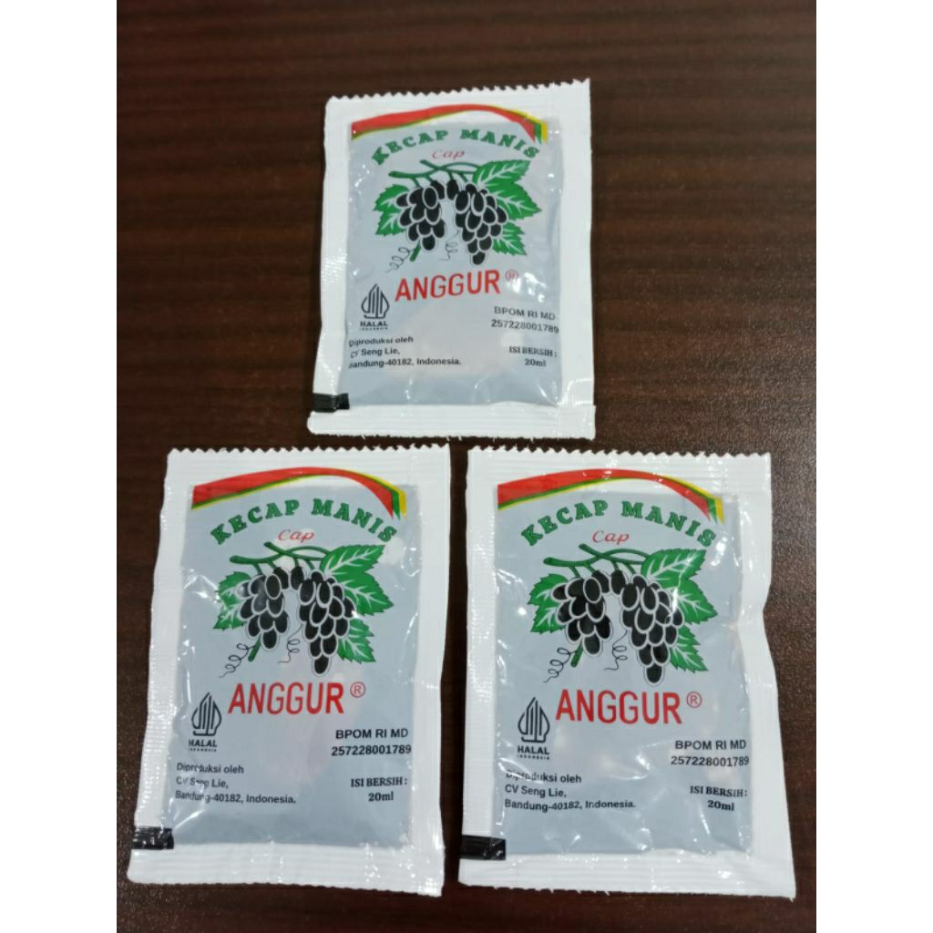 

Kecap manis anggur isi 3 pcs