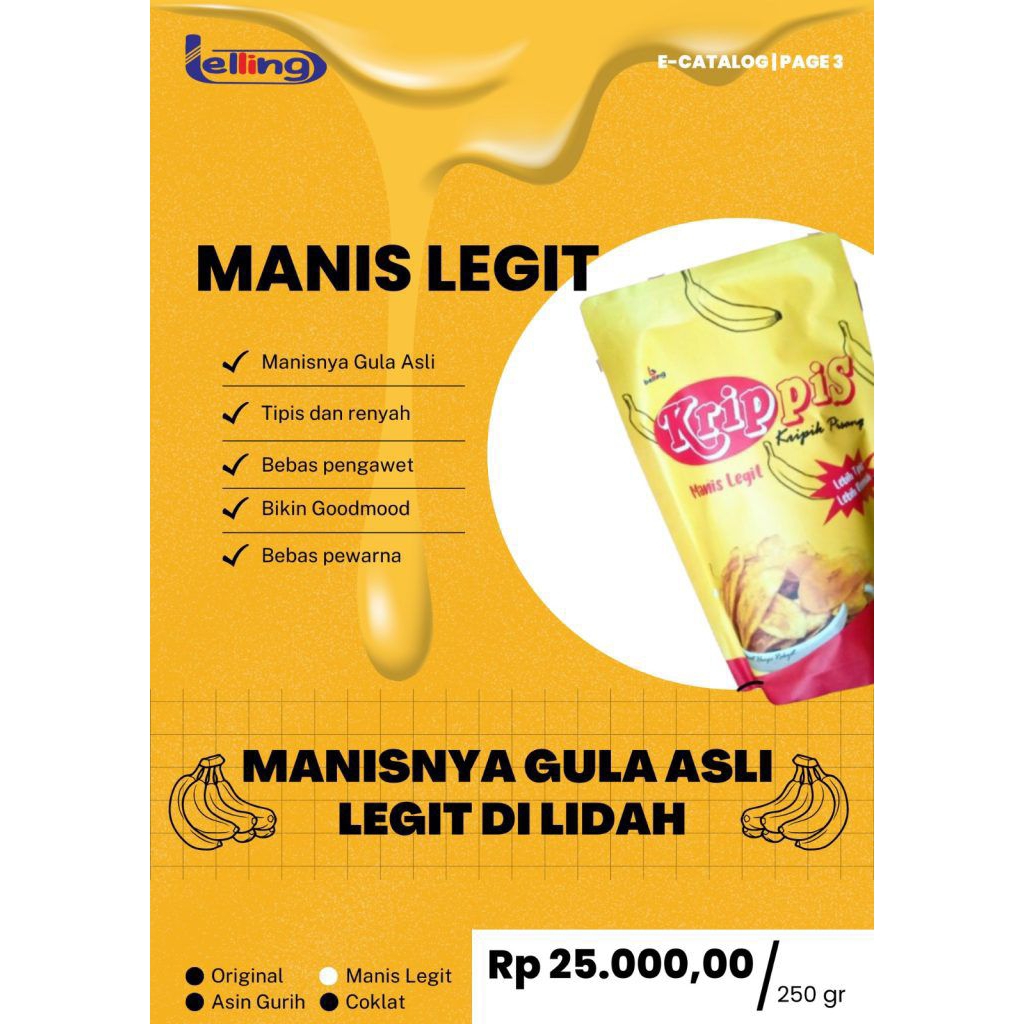 

Keripik Pisang Manis