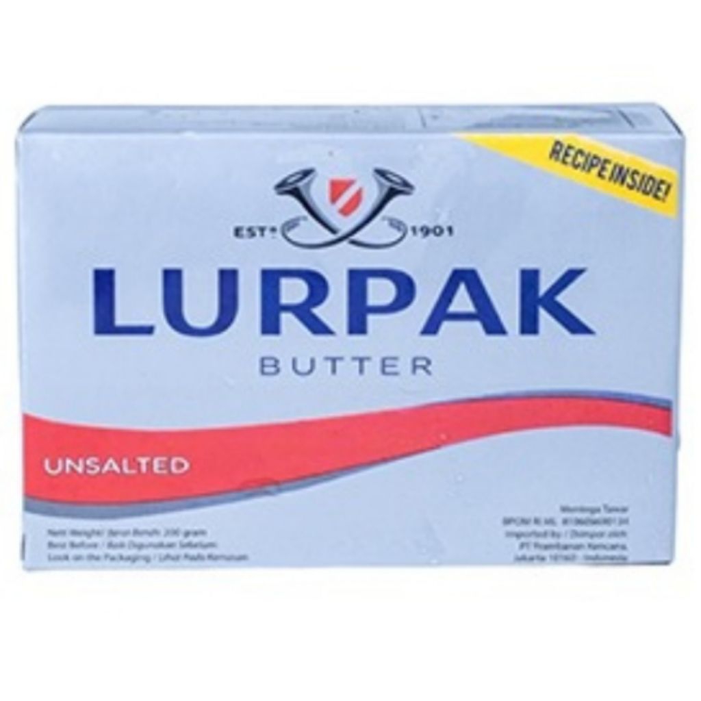 

Lurpak Butter Lactic 200gr / Unsalted / Salted