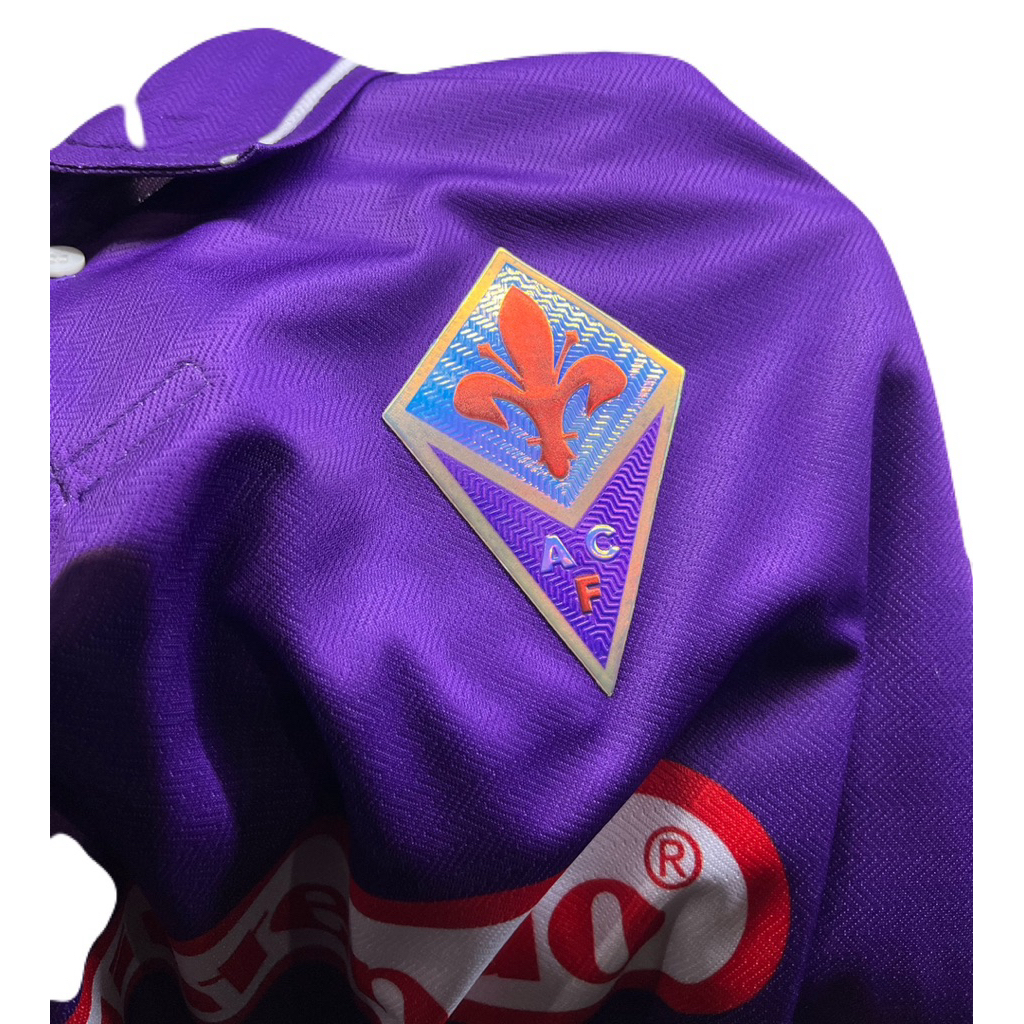 BEST SELLER JERSEY RETRO FIORENTINA 1998 FIORENTINA VINTAGE LOGO 3D TIMBUL