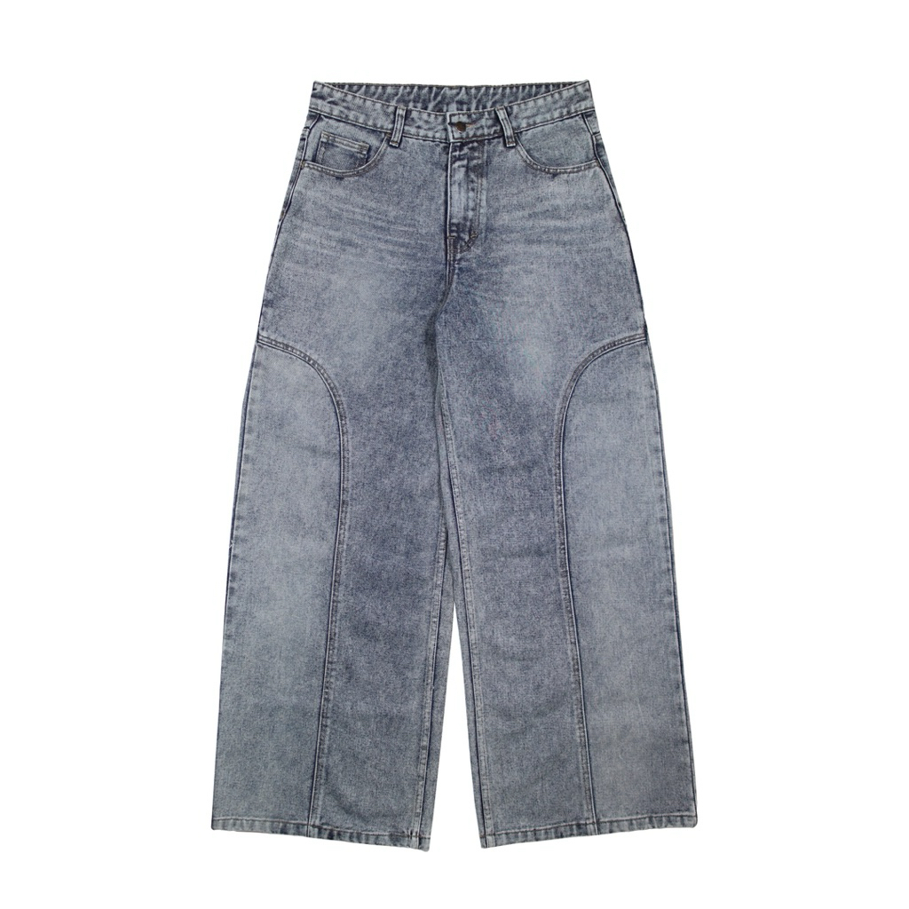 DEMOAN - BAGGY JEANS V3 | Celana jeans pria & wanita Unisex | PECA POLA
