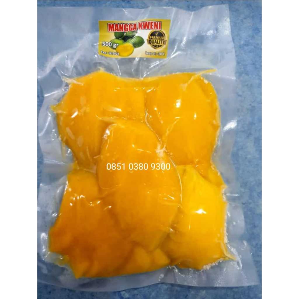 MANGGA KWENI SLICE BEKU FROSEN FROZEN VAKUM