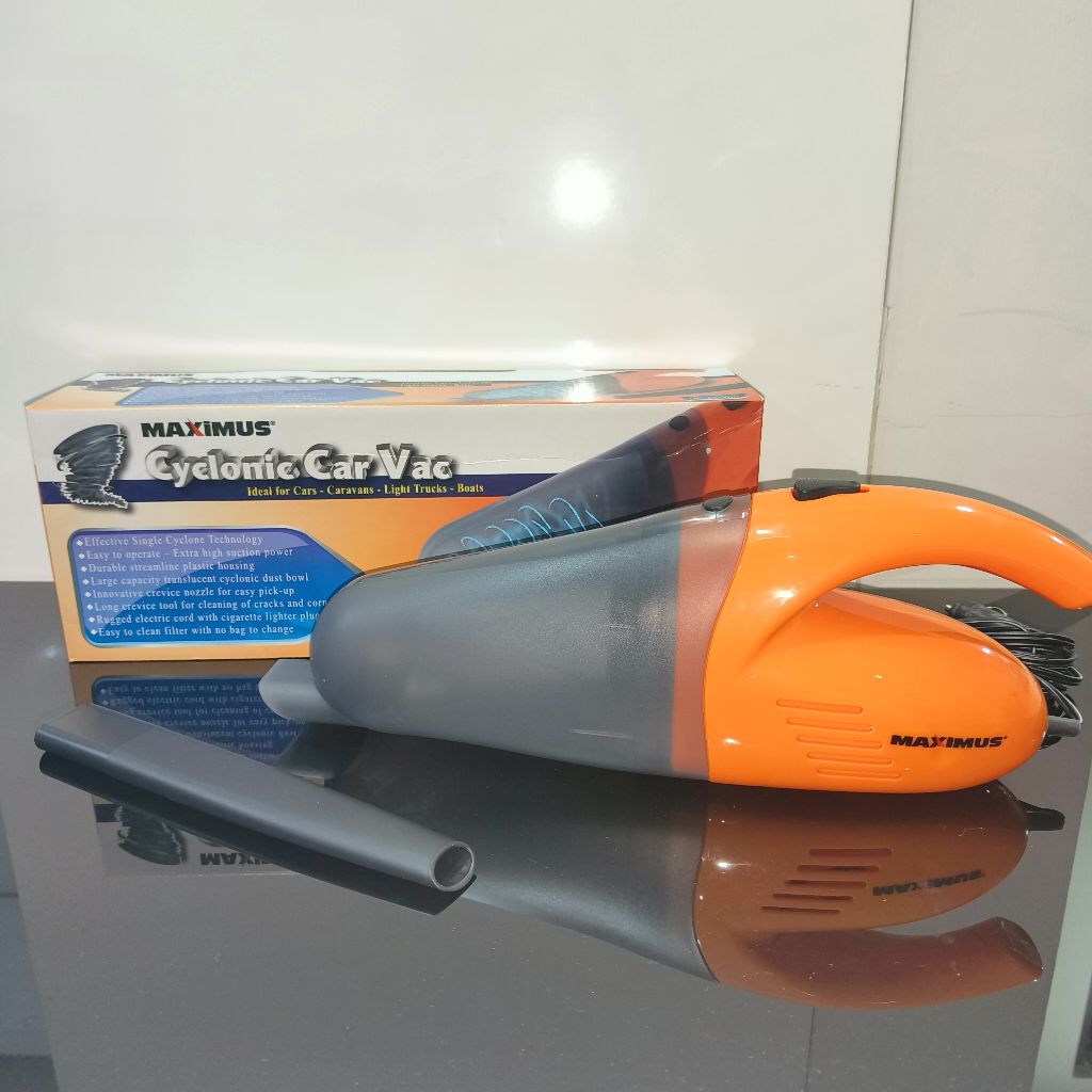 MAXIMUS CYCLONIC CAR VACUUM CLEANER MOBIL MURAH 12 VOLT ACE AZKO