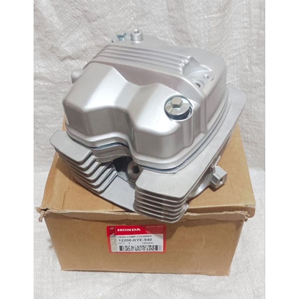 KOP HEAD MEGAPRO NEW 150 CYLINDER HEAD BLOK HEAD MEGAPRO NEW 150 MEGAPRO MONOSHOCK KYE