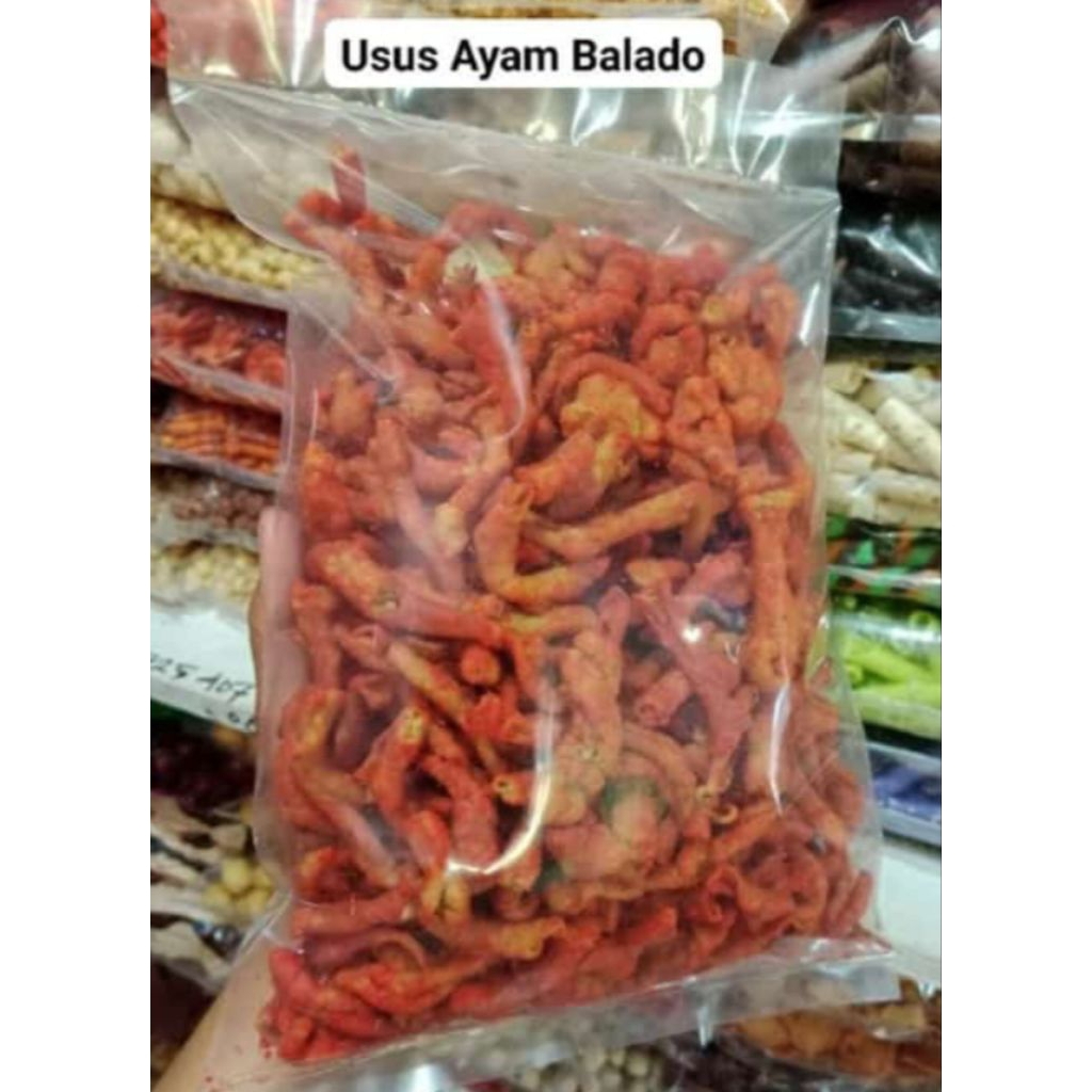 

Kripik usus ayam original/ balado 500 gram