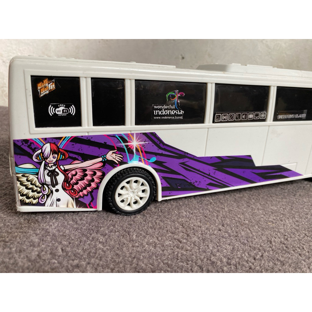 

stiker livery bus basuri miniatur belum DICUTTING anime 8