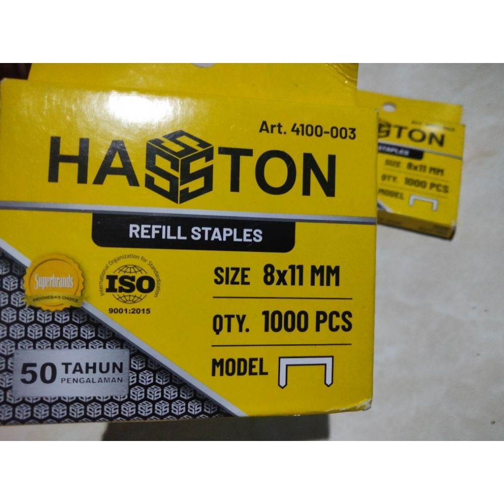 

HASSTON Isi staples tembak Isi gun tacker Isi staples jok 8mm