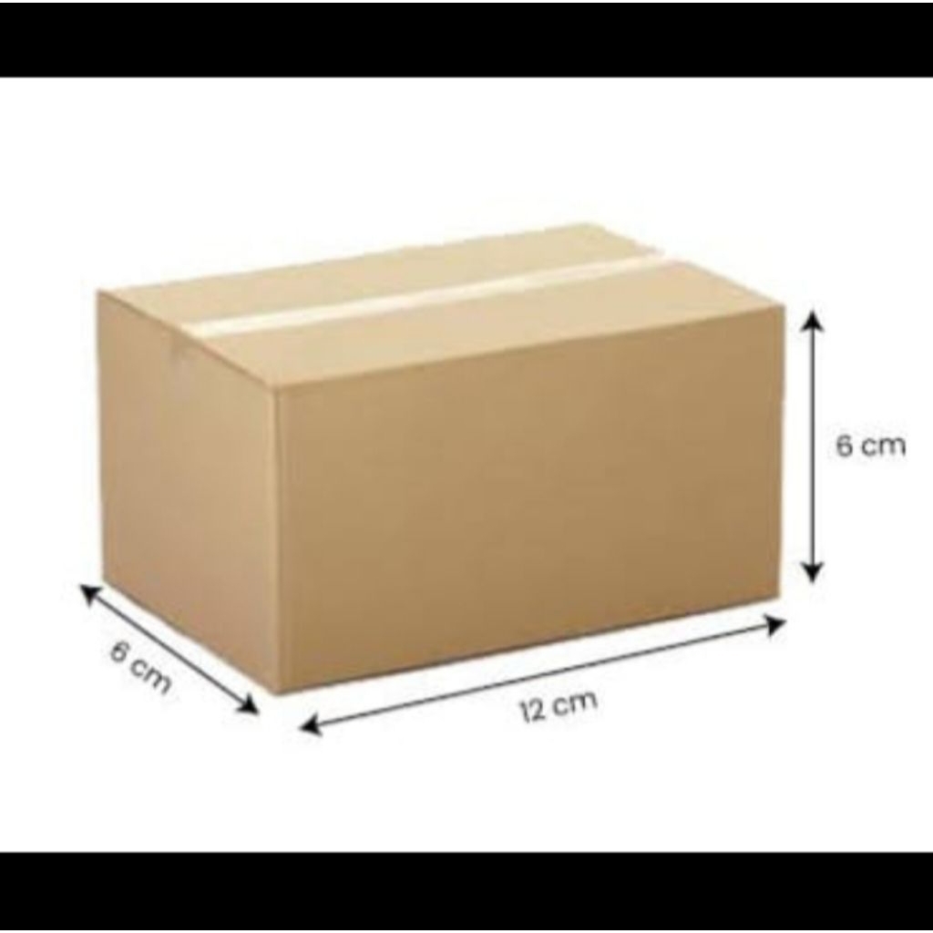 

10 BUAH KARDUS KARTON 12X6X6 CM SINGLE WALL CRAFT