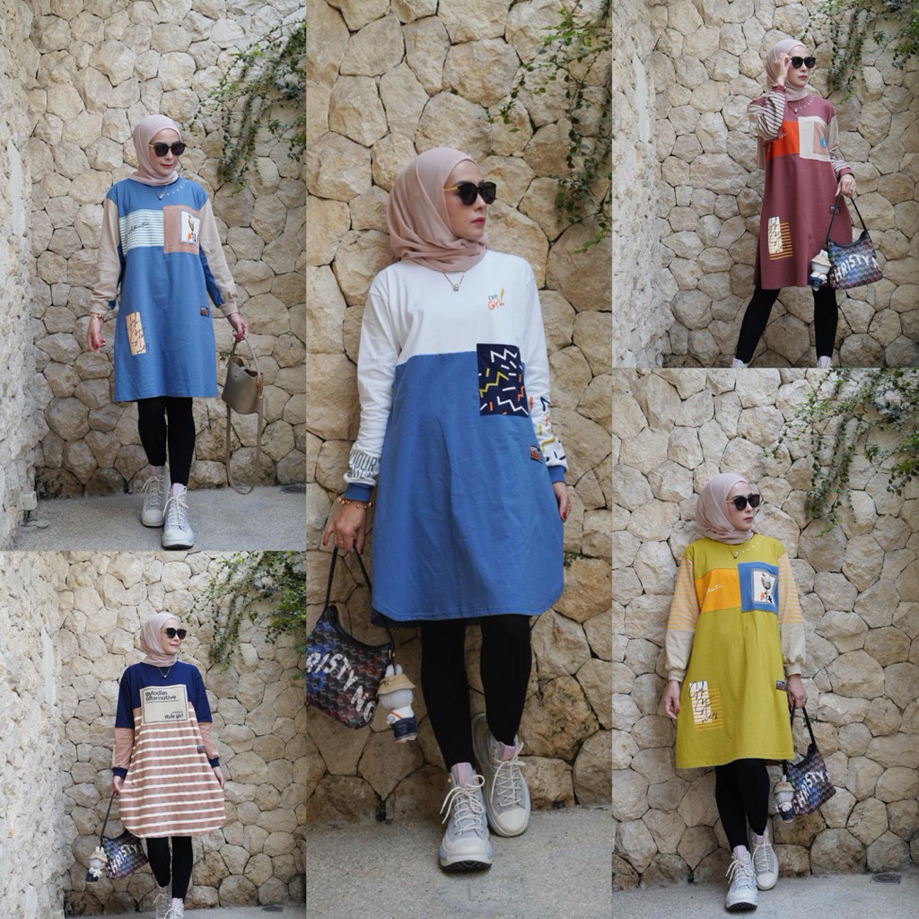 tunik gyl aplikasi by gyl authentic