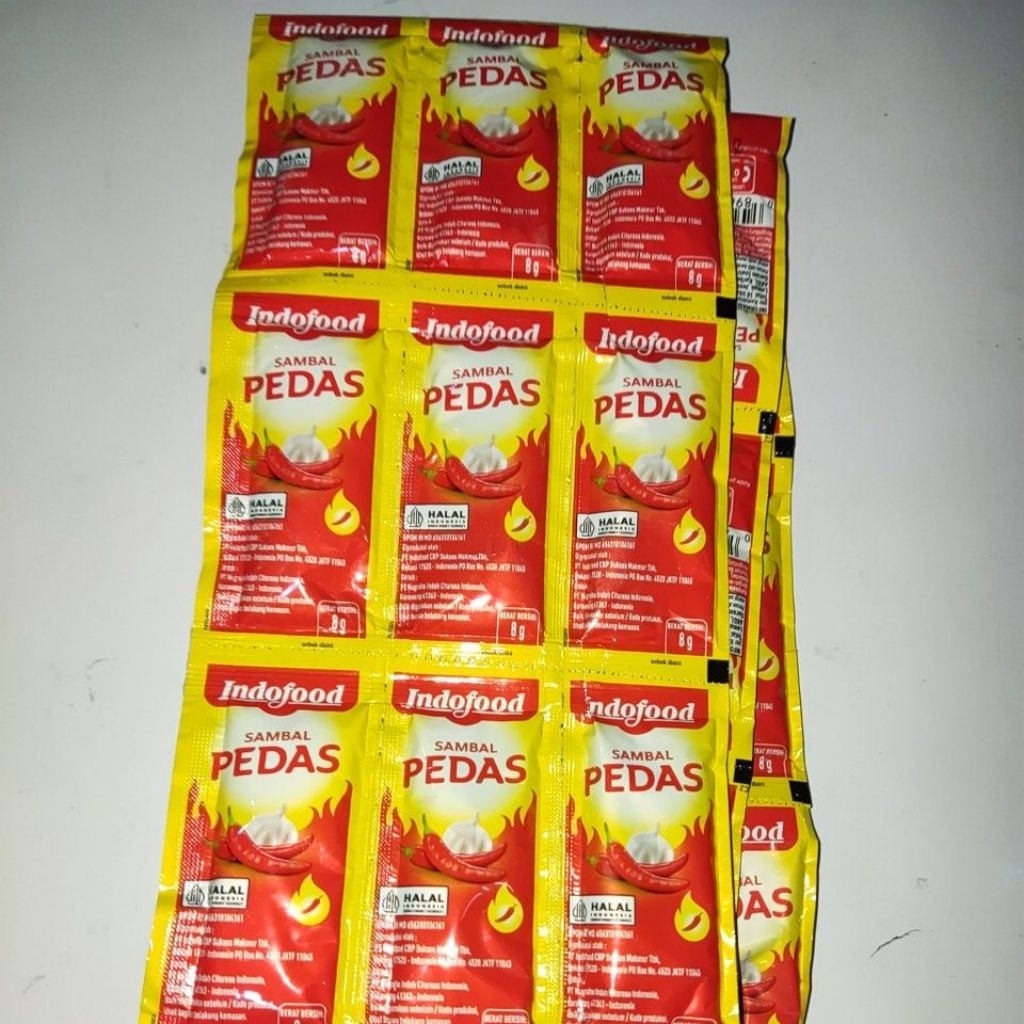 

sambal pedas indofood isi 36 biji