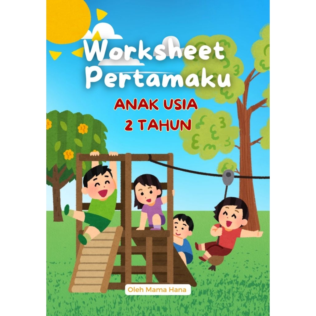 worksheet pertama anak usia 2 tahun