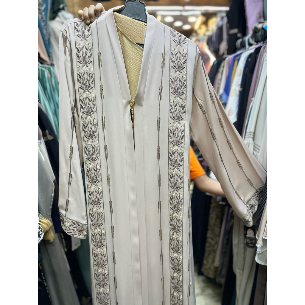 Abaya Wanita Dewasa Inner Outer Mesir Free Pashmina original Premium