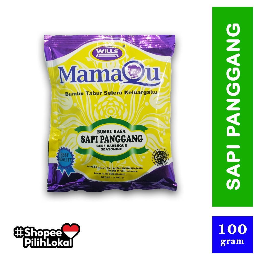 

Wills MamaOu Bumbu Rasa Sapi Panggang Seasoning 100 gram