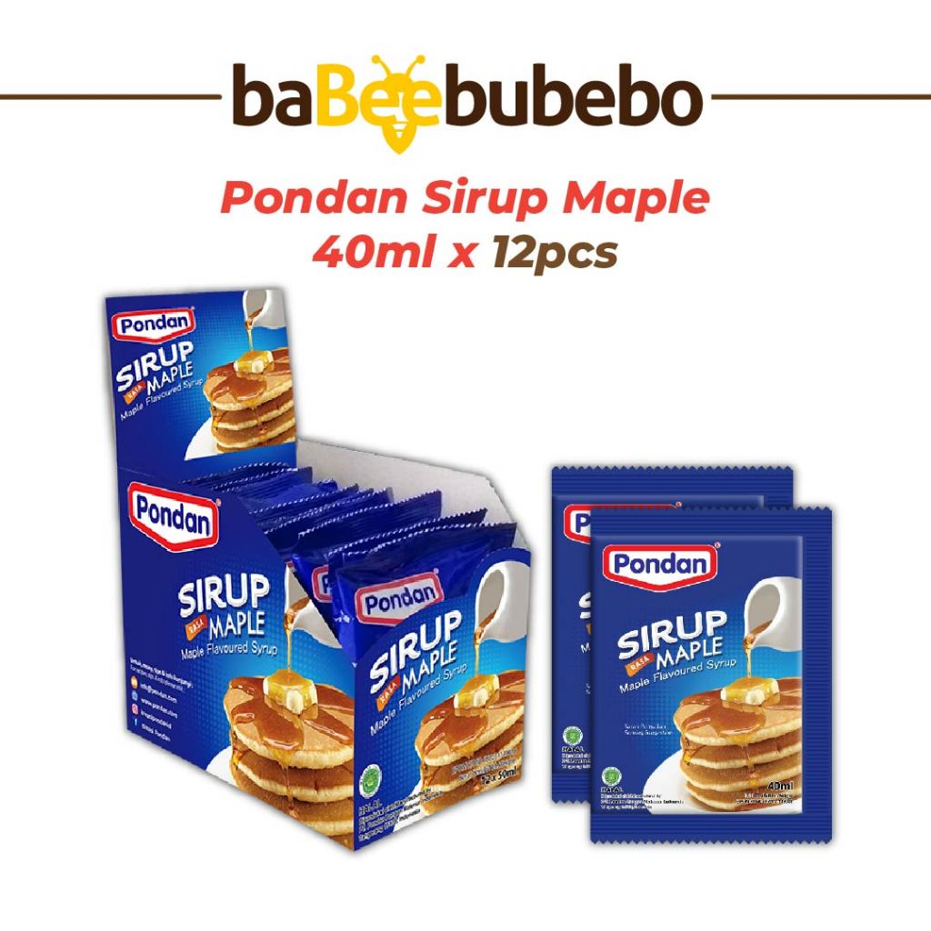 

Pondan Sirup Maple untuk waffle atau pancake (isi 12pcs)