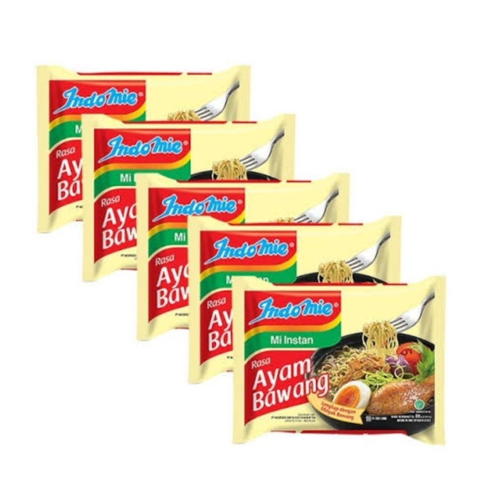 

Indomie instan noodles aneka rasa 1pak (isi5pcs)