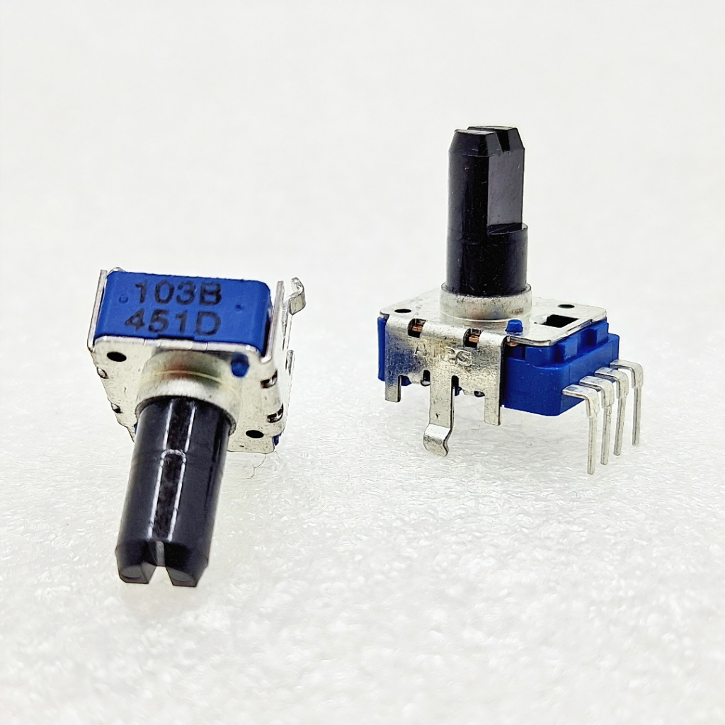 POTENSIO ALPS B10K CENTER 4 PIN POTENSIO STEREO MIDDLE POINT ALPS POTENSIO BALANCE B10K ALPS