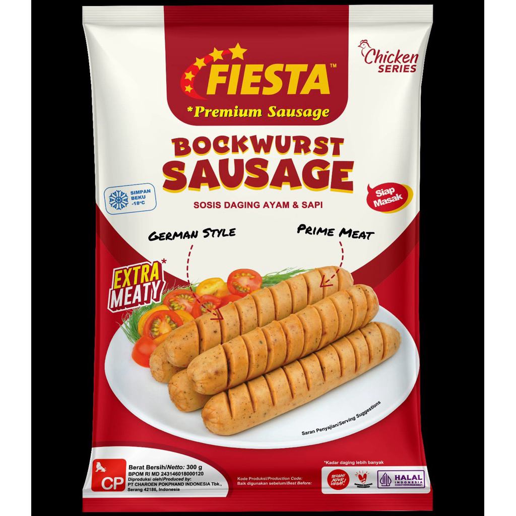 

Fiesta Sosis Bratwurst 300gr