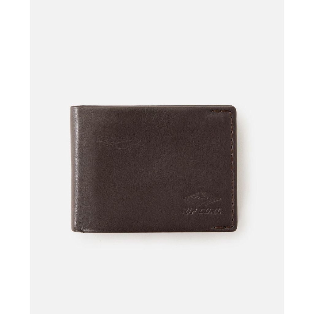 dompet ripcurl embos rfid slim wallet brown original
