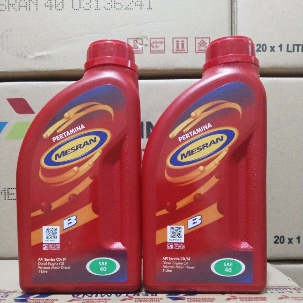 Oli Mesran B 1Liter Pelumas Pertamina Mesran B 1L
