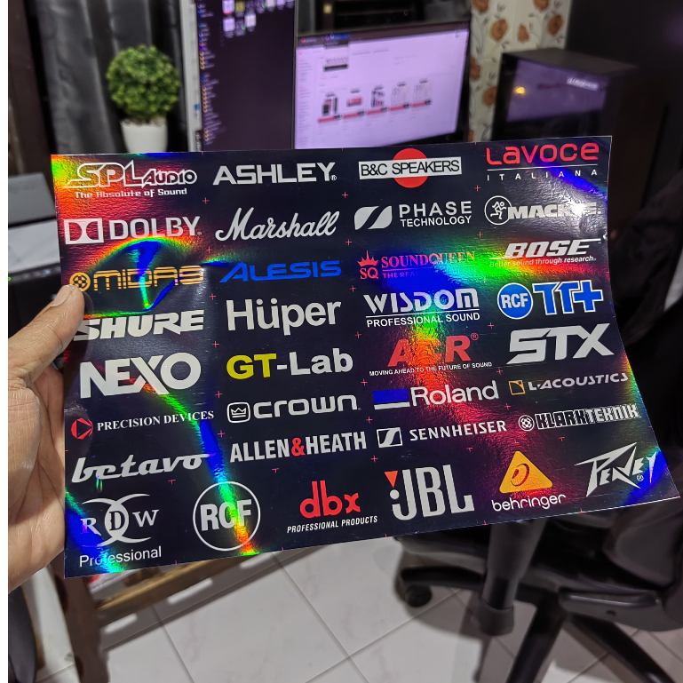 

[ NEWACCM ] Stiker Sound System Isi 34 Vinyl Anti Air Doff Motif Jeruk / Hologram - SPL AUDIO BETAVO