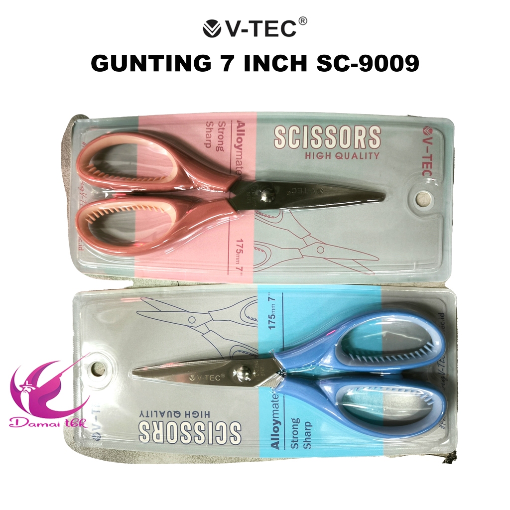 

Gunting Soft Grip Pastel Colour V-tec SC-9009 7 Inch