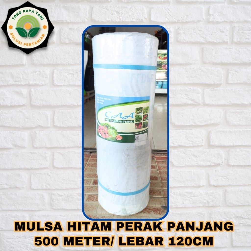Jual Mulsa Pertanian Mulsa Plastik Hitam Perak panjang 500m lebar 120cm Tebal 27mikron/30mikron