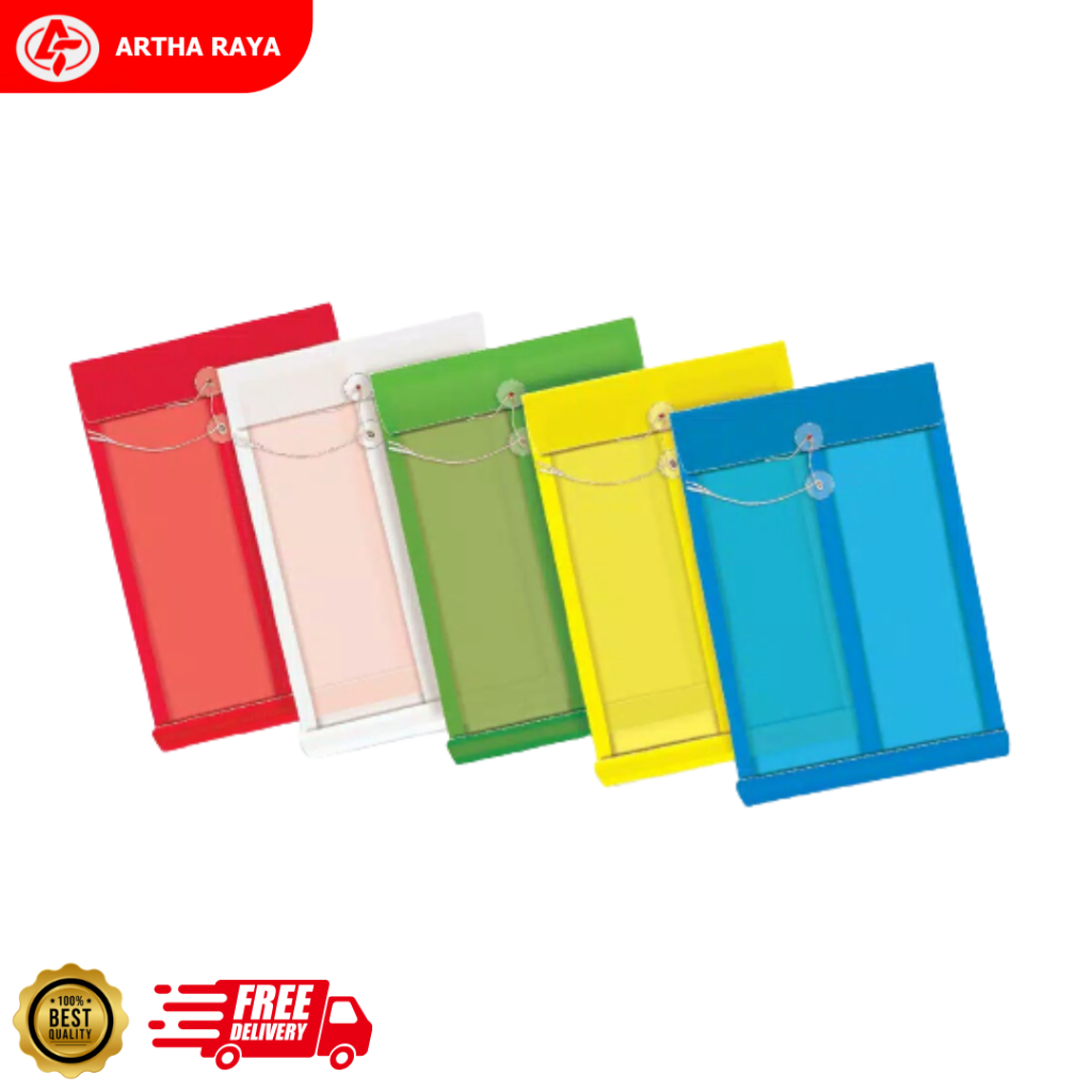 

MAP PLASTIK TALI / MAP TALI PLASTIK [ 1 PACK ISI 12 PCS ]