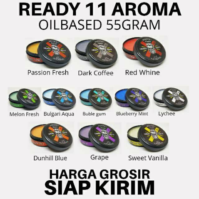 Downhill Pomade Harga Grosir 6 Aroma Oil Based 55 Gram