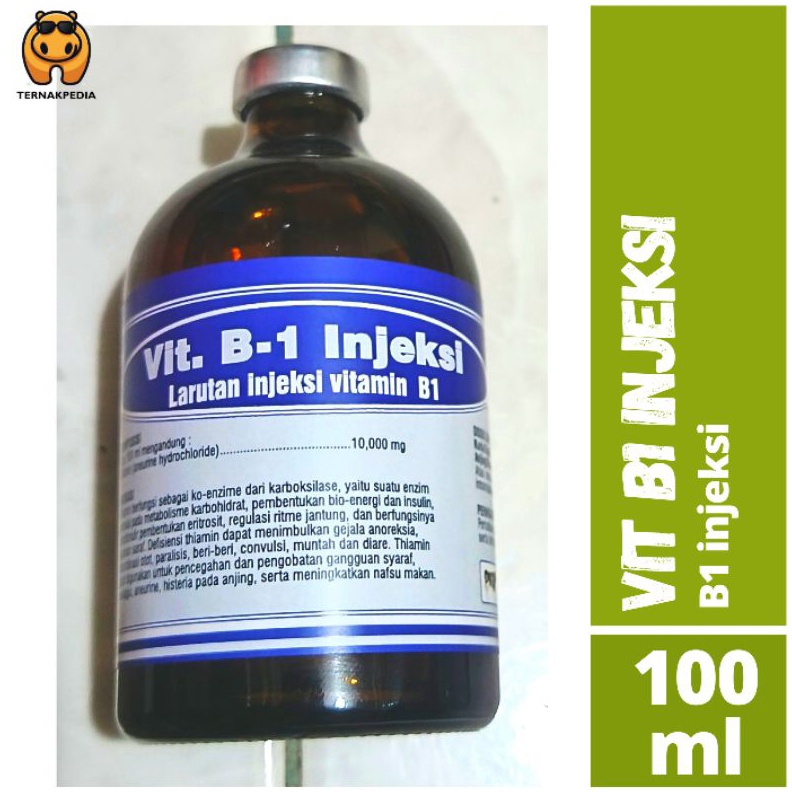 Vit B1 injeksi  Obat Lumpuh  B1 1ml Obat Hewan KODE Y5Y5