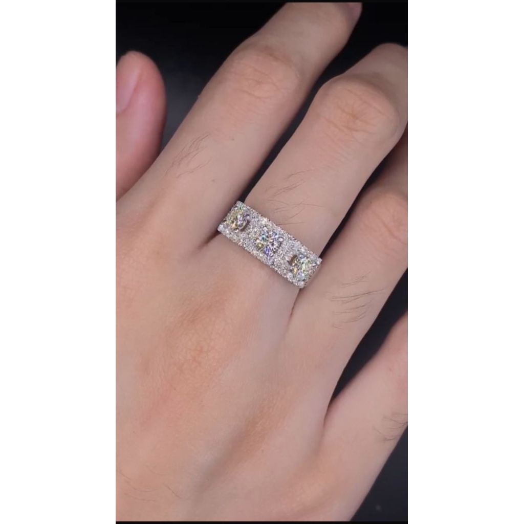 cincin berlian emas putih