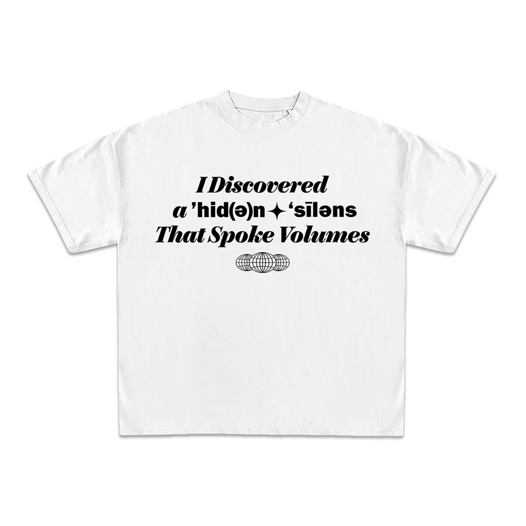 Hidden Silence Tshirt Boxy "Discovered"