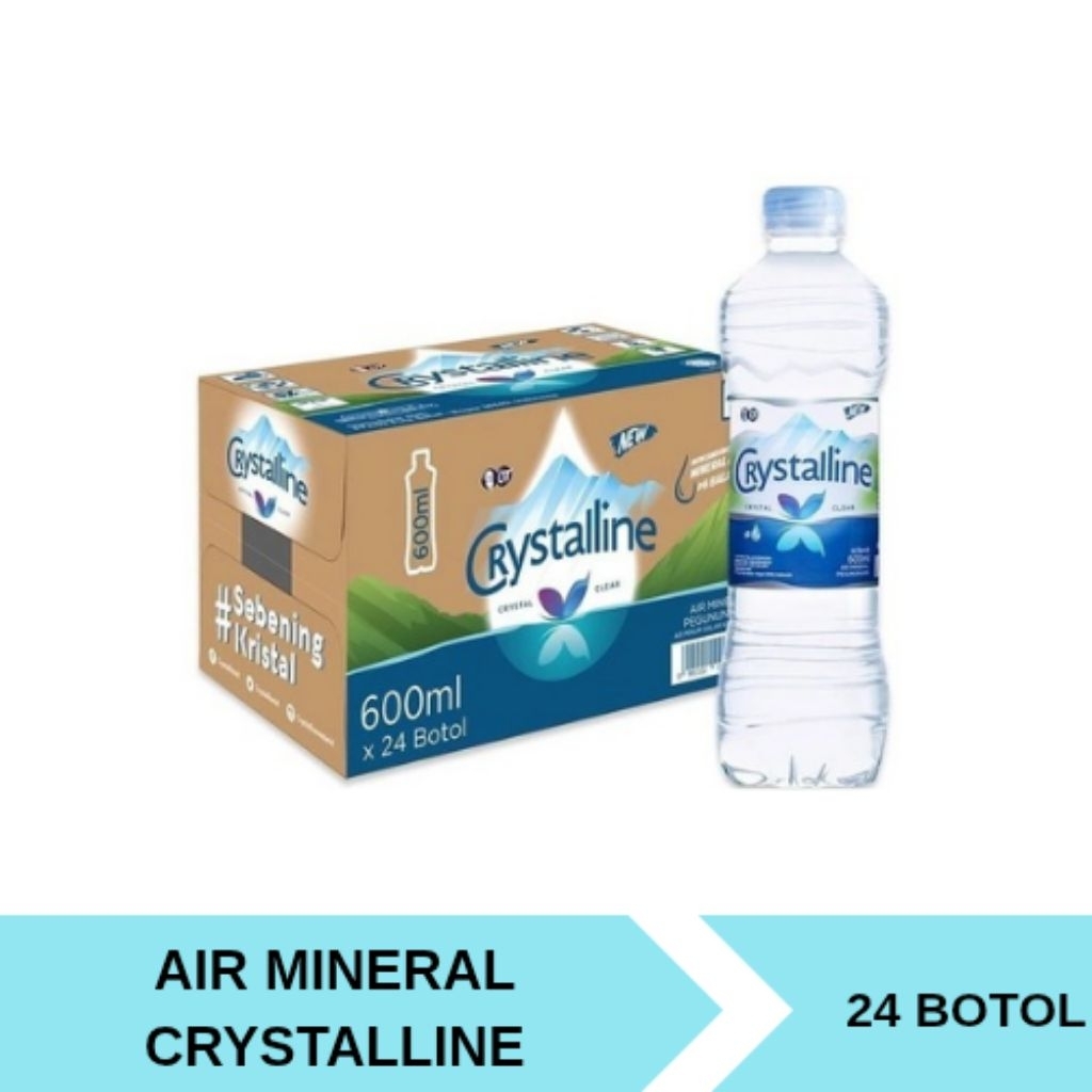 

CRYSTALLINE AIR MINERAL 600 ML 1 DUS ISI 24 BOTOL