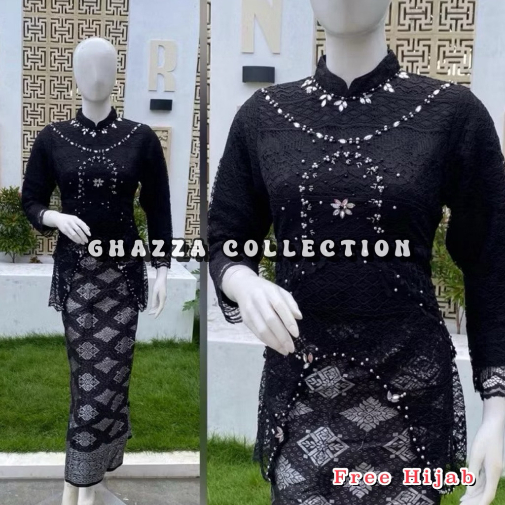 (FREEHIJAB) - GHAZZACOLLECTION - KEBAYA PAYET MODERN - KEBAYA BUSUI MODERN - BAJU KEBAYA - KEBAYA PE