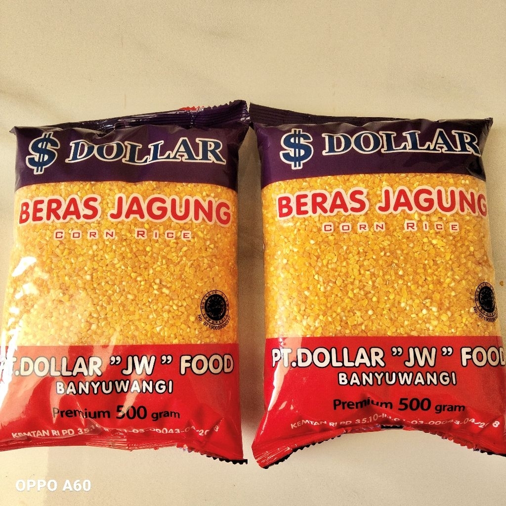 

2 Bungkus / 1 Kg Beras Jagung Asli Tanpa Campuran | Beras Jagung Sego Jagung | Beras Jagung Dollar