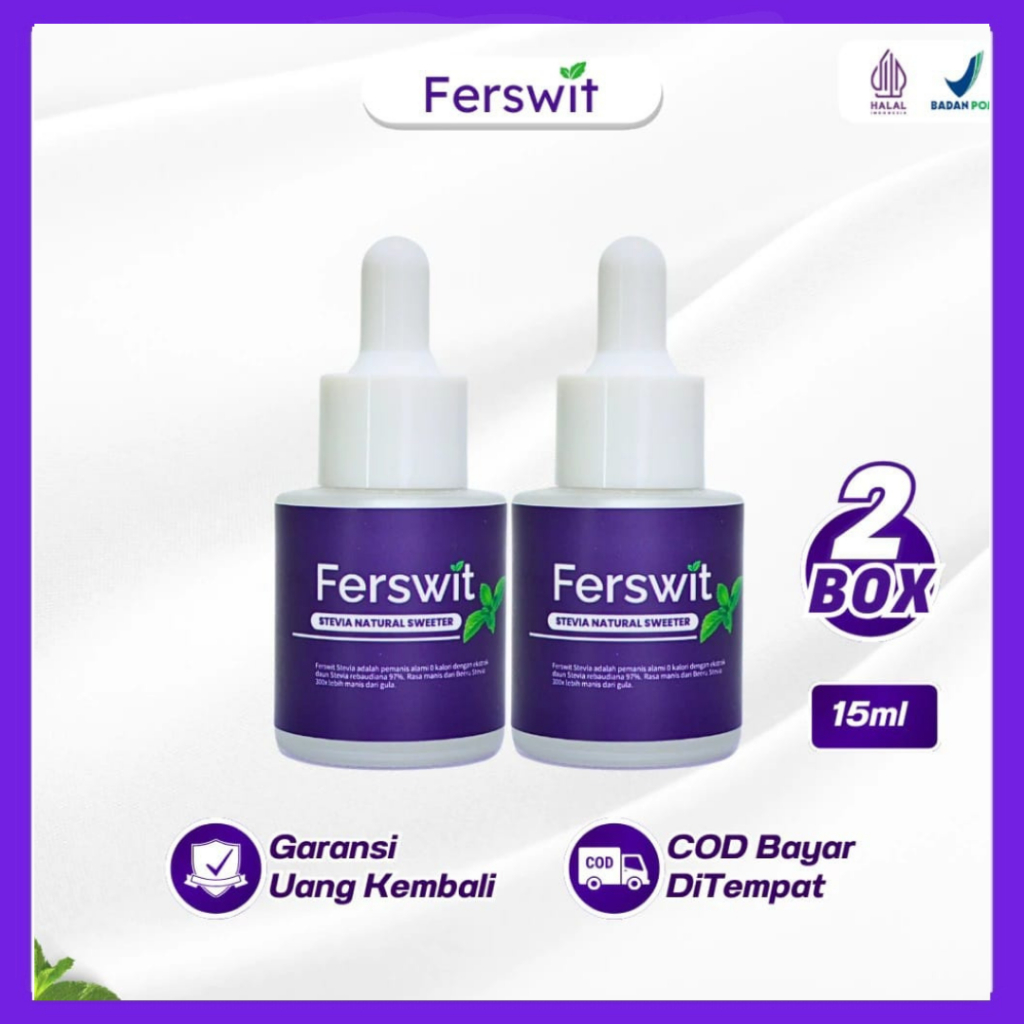 

Ferswit Stevia Tetes Gula Rendah Kalori Untuk Penderita Diabetes 15 ML