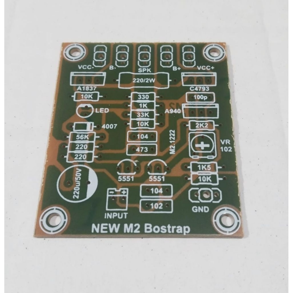 PCB Driver Power Amplifier New M2 Bostrap XPC