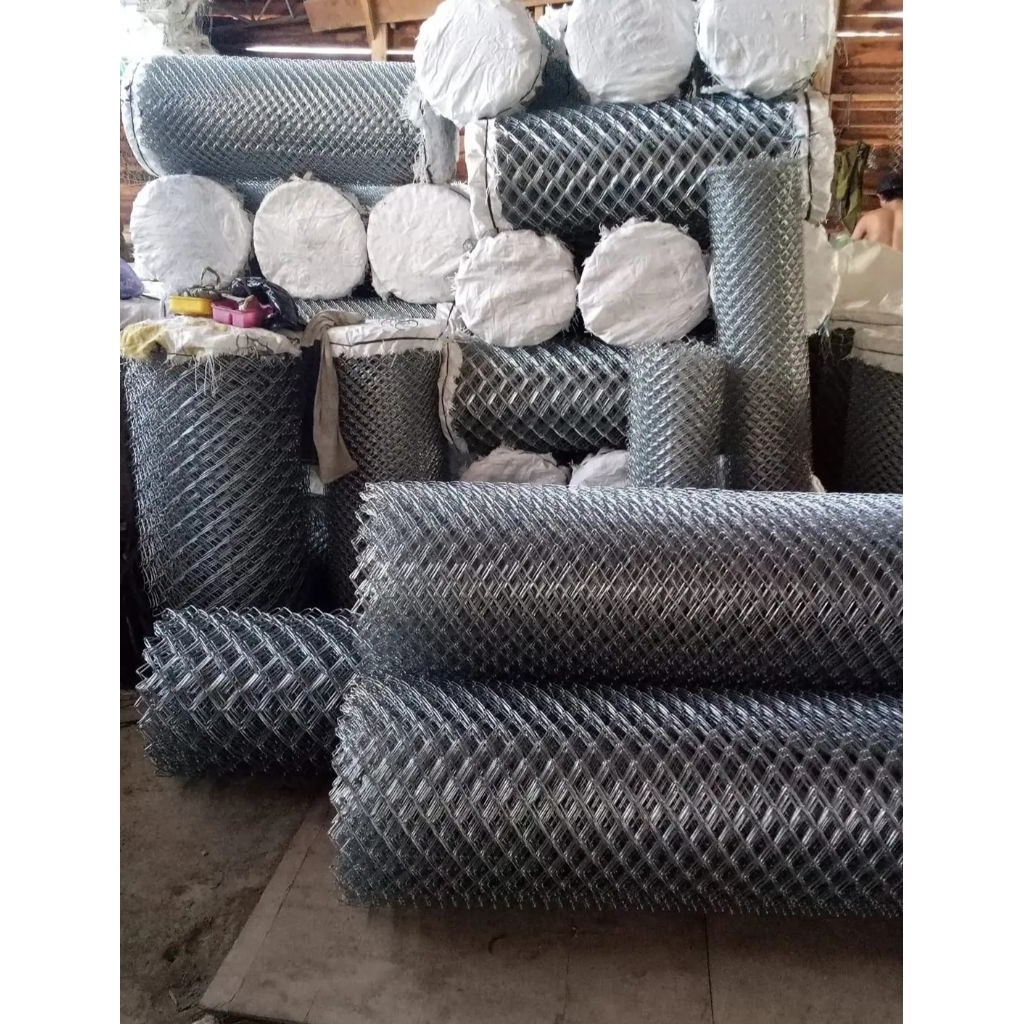 kawat harmonika galvanis lubang 5 cm tebal 3 mm tinggi 1 m panjang 38m