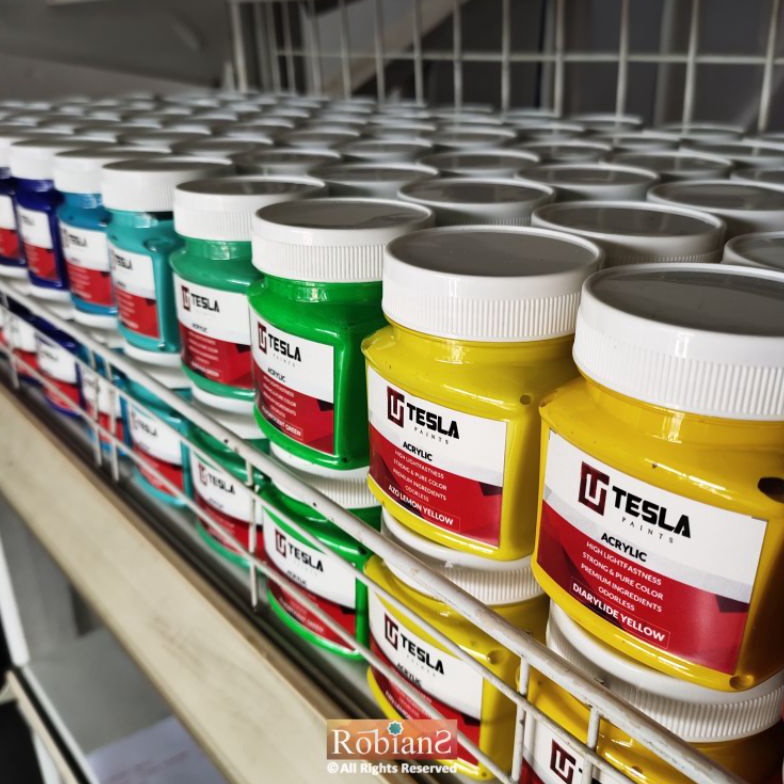 

KODE W9Z Cat Lukis Tesla Acrylic Paint 125 ml Part 1 Cat Acrylic Berkualitas untuk Kreasi Seni