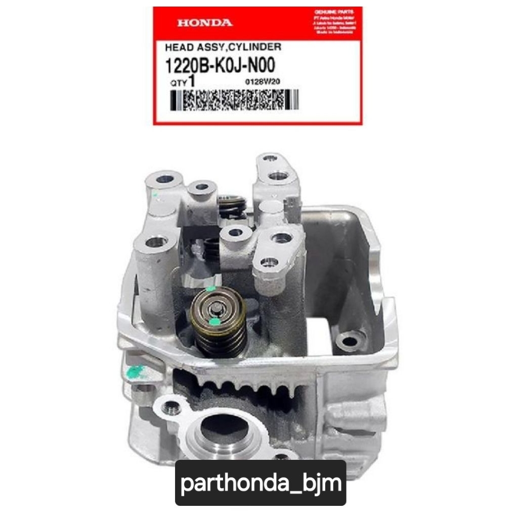 1220B-K0J-N00 Head Assy Cylinder K0J KOP GENIO KOP BEAT DELUXE KOP SCOOPY PRESTIGE Head Assy Cylinde